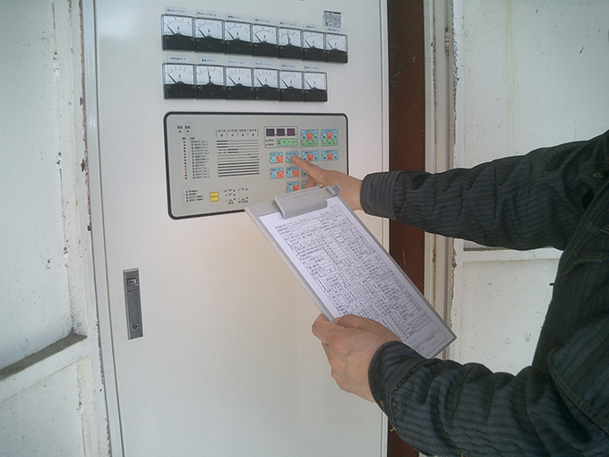 南相馬市学校給食センター　保守作業