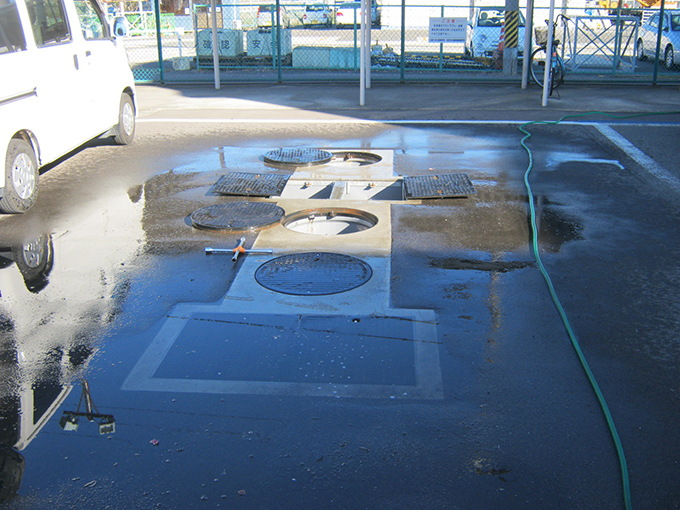 北部日本自動車学校浄化槽